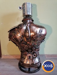 Lampă manechin stil mecanic-industrial,steampunk,vintage - 5