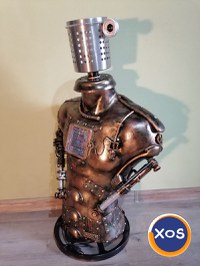 Lampă manechin stil mecanic-industrial,steampunk,vintage - 8