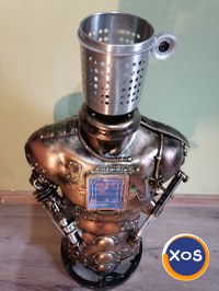 Lampă manechin stil mecanic-industrial,steampunk,vintage - 13