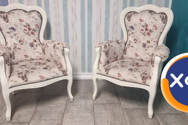2 Scaune Boem Elegant Vintage