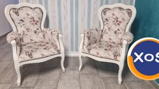 2 Scaune Boem Elegant Vintage