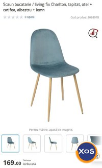 Scaun Verde Catifea - 4