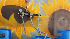 Kit cu 3 butelii GPL 80L pentru centrala termica, accesorii incluse