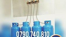 Kit cu 4 butelii GPL 80 Litri, centralina, regulator, racorduri,filtru