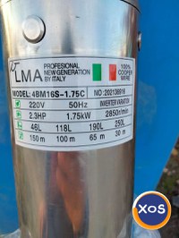 Pompa apa LMA Italia motor inverter variator rezistenta nisip 1250g/m3 - 4