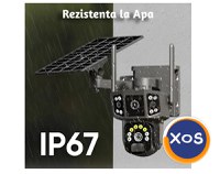 Cameră de supraveghere 4G cu panou solar - 3