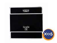 Cântar electronic Iscale S cu afișaj digital, realizat din sticlă și p - 1