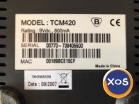 Modem de  internet  pentru cablu TV THOMSON MODEL: TCM-420 - 5