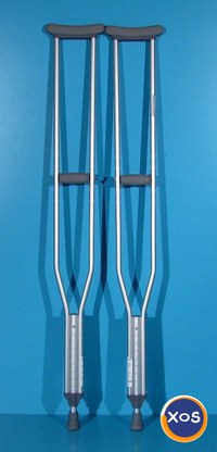 Carje cu sprijin subaxilar aluminiu - 2