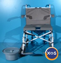 Scaun pliabil pentru WC si baie din aluminiu Drive - 3