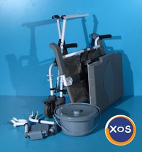 Scaun pliabil pentru WC si baie din aluminiu Drive - 9