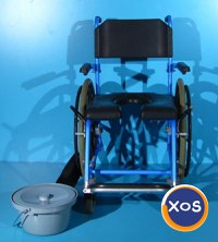 Scaun WC cu rotile din aluminiu - B+B - 3