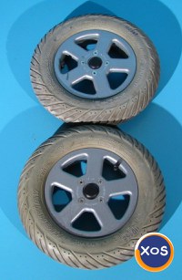 Roata cauciuc si camera pentru carucior electric 3.00-8 - 1