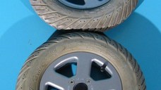 Roata cauciuc si camera pentru carucior electric 3.00-8