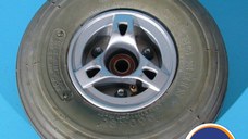 Roata cu cauciuc si camera pentru scuter electric 260x85