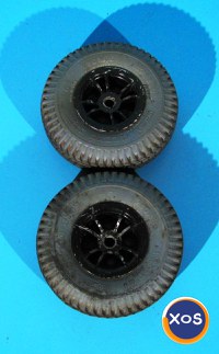 Roata originala cu cauciuc plin pentru scuter electric - 260x85 - set - 1