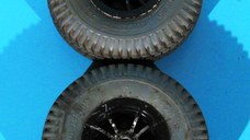 Roata originala cu cauciuc plin pentru scuter electric - 260x85 - set