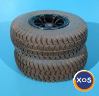 Roata originala cu cauciuc plin pentru scuter electric - 260x85 - set - 3