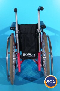 Carucior handicap aluminiu Sopur / latime sezut 24 cm - 6