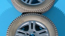 Roata originala cu cauciuc si camera pentru carucior electric 3.00-8 -