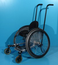 Scaun cu rotile activ copii din aluminiu Molab / latime sezut 23 cm - 1
