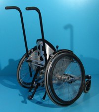 Scaun cu rotile activ copii din aluminiu Molab / latime sezut 23 cm - 5