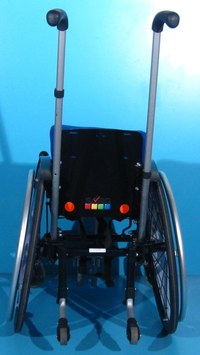 Scaun cu rotile activ copii din aluminiu Sorg / sezut 27 cm - 6