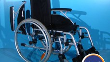 Scaun cu rotile din aluminiu Drive / latime sezut 42 cm