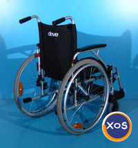 Scaun cu rotile din aluminiu Drive / latime sezut 42 cm - 5