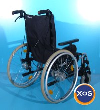 Scaun cu rotile  din aluminiu hand Breezy / latime sezut 46 cm - 5