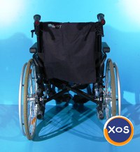 scaun cu rotile din aluminiu handicap latime sezut 45 cm - 8