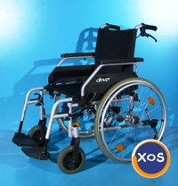 Scaun cu rotile din aluminiu invalizi Drive - latime sezut 49 cm - 1