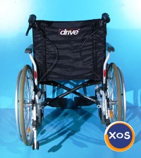 Scaun cu rotile din aluminiu invalizi Drive - latime sezut 49 cm - 6