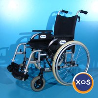 Scaun cu rotile din aluminiu Mobilex / latime sezut 51 cm - 1