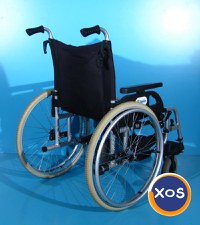 Scaun cu rotile din aluminiu Mobilex / latime sezut 51 cm - 4
