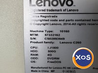 Lenovo C260 All-in-One 19.5" White +Win.10  (Intel® Pentium® QuadCore - 4