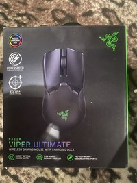 Mouse gaming wireless Razer Viper Ultimate & Dock, Ultrausor 74g, iluminare Chroma RGB, Negru,sigilat - 2