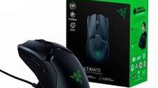 Mouse gaming wireless Razer Viper Ultimate & Dock, Ultrausor 74g, iluminare Chroma RGB, Negru,sigilat