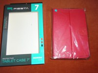 Husa noua  universala  pentru tableta 7”, rosie, din piele ecologica, Model FIESTA GEORGIA  MTE7003 - 6