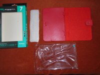 Husa noua  universala  pentru tableta 7”, rosie, din piele ecologica, Model FIESTA GEORGIA  MTE7003 - 3