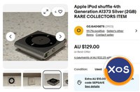 iPod Shuffle Apple 4th Generation Argintiu - 5