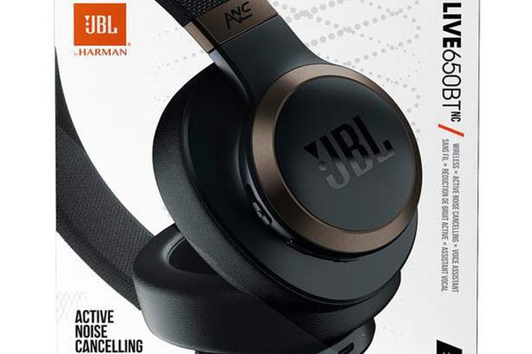 Casti Audio Over the Ear JBL Live 650, Wireless, Bluetooth, Noise cancelling, Autonomie 30 ore, Negru,sigilat