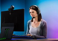 Casti gaming wireless Razer Barracuda X, Multiplatforma PC, Playstation, Switch, surround 7.1 Virtual, microfon Cardioid detasabil, Negru,sigilat - 3
