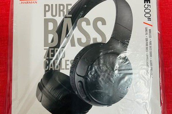 Casti On Ear JBL Tune 500, Wireless, Bluetooth, Autonomie 16 ore, Negru