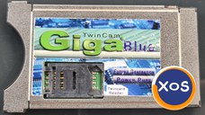 Card Giga Blue Twin Cam pentru decodari programe TV pt slot CI