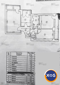 3 Camere decomandat 3 balcoane 70 mp etaj 8 Colentina Plumbuita Ghica - 13