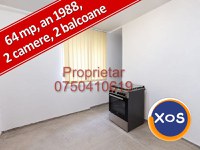 UNICAT 2 camere MARI 64mp 2 balcoane MARI 1988 etaj 4 Ghica Plaza - 2