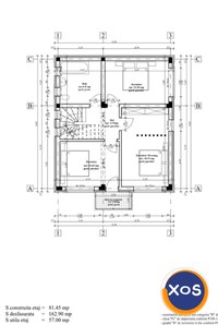 Vând teren Bârnova, autorizație 3 case - 5