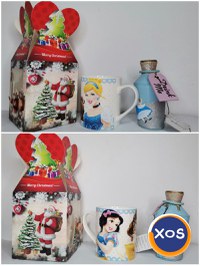 Cadou Craciun Sarbatori cana ceramica personaje Disney Secret Santa - 1
