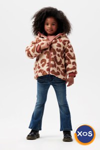 Geaca animal print reversibila Nieuwaal Noppies Race Kids - 4